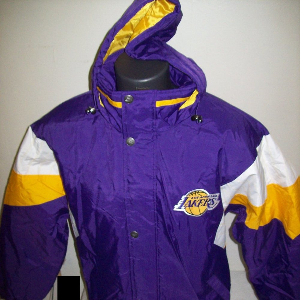 LOS ANGELES L.A. LAKERS STARTER Hooded Jacket 3X 4X